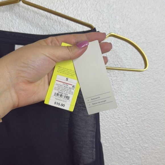 NWT- All in Motion- essential black tank with twist back – women’s size small - Picture 4 of 8